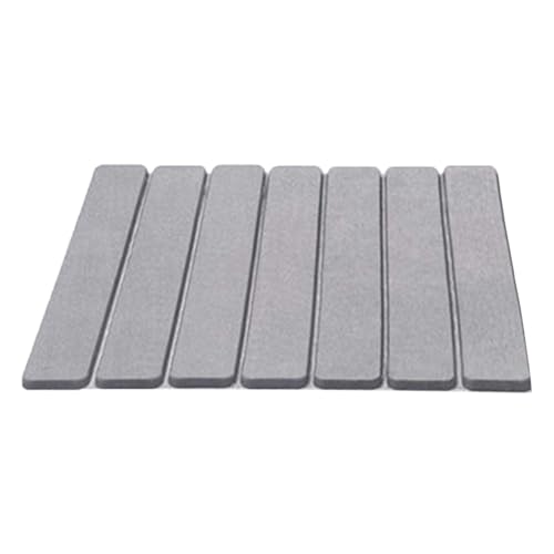 Tapis De Bain En Pierre Pour Salle De Bain – Tapis De Baignoire | Tapis De Bain En Pierre De Douche | Tapis De Bain Pliable En Boue De Diatomée | Tapis De Sol De Douche Antidérapant | Tapis De Sol Pli