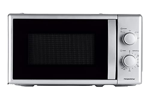 Respekta Unterbau-Mikrowelle MW700 W / 20 L Solo-Mikrowelle / 5 Leistungsstufen / Auftaufunktion / 35 Min. Timer / 30,6 x 45,2 x 26,2 cm (H x B x T)