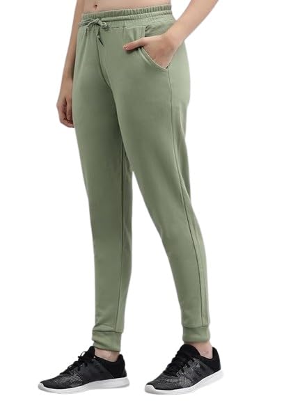 Image of BLUE STAR SHARK Women's Cotton Loopknit Track Pants | Comfortable Lounge Pants for Summer | Casual Pyjamas, Nightwear, Gym, Yoga, Sports, Running | Relaxed Fit Everyday Comfort