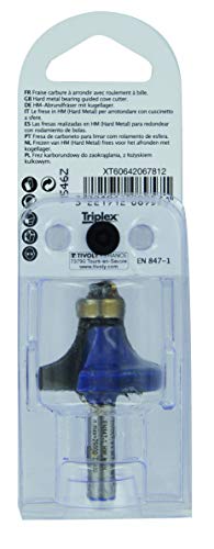 Tivoly XT60642067812 Router Bit 1/4 Round + Guide Diameter 38 mm, Blue - Image 2