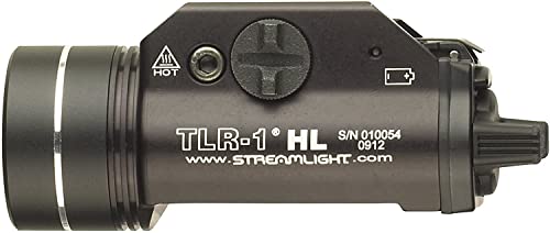 Streamlight 69260 Tlr-1 Hl 1000-Lumen Weapon Light With Rail Locating Keys And Lithium Batteries, Box, Black #TOP2