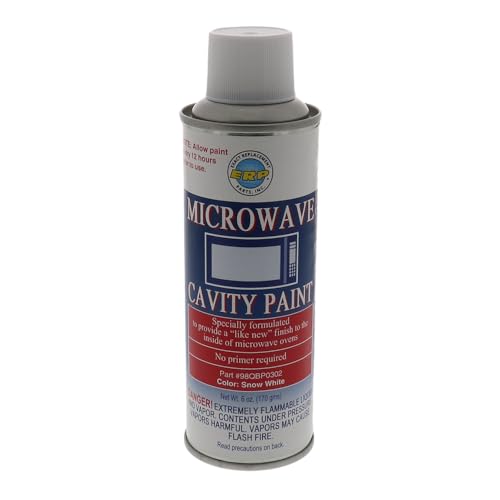 ERP 98QBP0302 Microwave Cavity Spray Paint Snow White 6oz Can, 1 count (pack of...