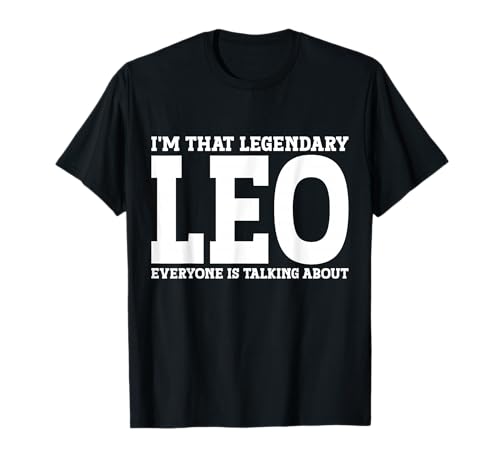 Leo Personal Name Funny Leo T-Shirt
