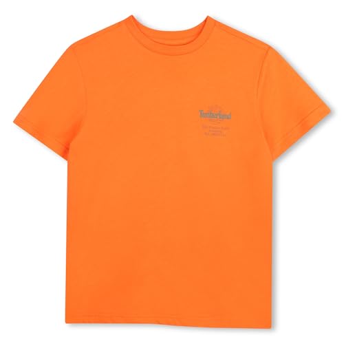 T-shirt Timberland rouge pour garçon en coton confortable
