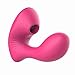 Price comparison product image XXCLZ Rechargeable Massager with 10 Powerful Massage Modes, Made of Waterproof Silicone, for Massage of Back Neck Shoulders Foot, Lightweight and Compact (USB Cable Included),Red