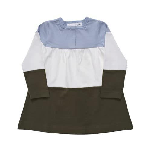 Eco by Naty Light Blue, White and Green Dress 98/104