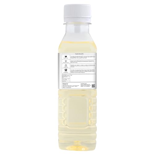 Image of nutndiet Premium Edible Coconut Oil for Cooking, 200ml PET Bottle | Natural Coconut Oil | Perfect Choice for Frying, Baking, Sauteing, and Everyday Healthy Cooking Needs