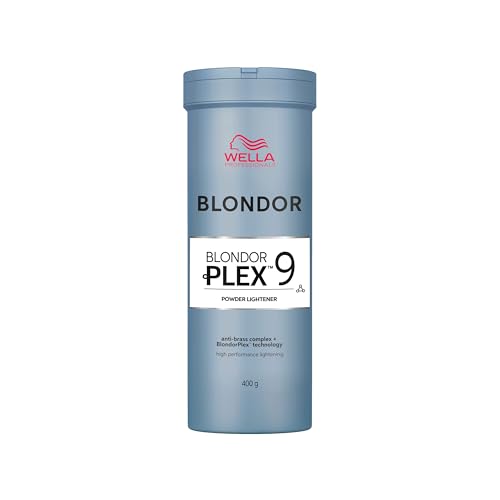 Wella Professionals BlondorPlex – Professionelles, staubfreies Blondierungspulver mit Bond-Builder-Technologie für bis zu 9 Tonstufen & 97% weniger Haarbruch - 400g