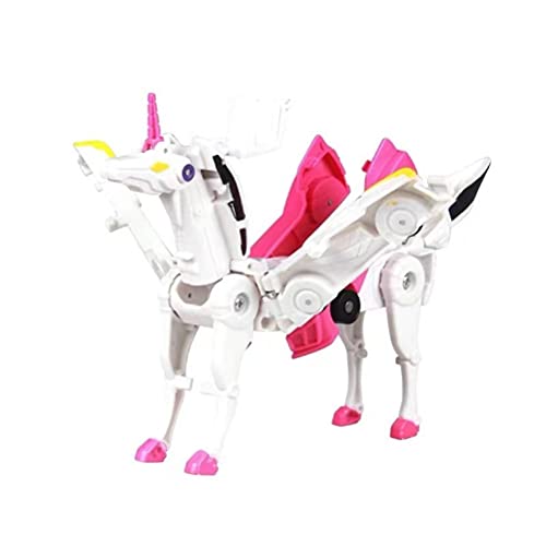 YIPUTONG Unicorn Robot, Trasformazione Auto Robot Giocattolo Regalo per Bambini, Collisione Deformazione Combinato Robot Action Figure Robot