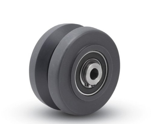 8" x 2" (NV0822808) Trionix Solid Polymer V-Groove Wheel, 2,160 lbs Capacity