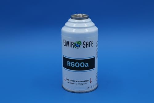 R600a Refrigerant - 1 can, 6oz Can- R600a for HVAC for...