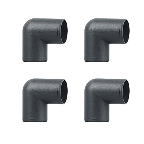 Dxoniislh 4Pc 42mm Tubo de Conducción de Calentador de Aire de Automóvil Conector de Escape de Tubo de Curva de Codo En Forma de L de Salida de Ventilación de Aire para Eberspaecher