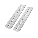 2-Pack Heavy Duty Aluminum Truck Ramps, 6000 LBS for Vehicle Auto Hauler