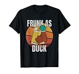 Funny Drinking Partying Duck