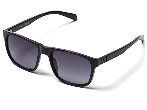 GUESS Men's GF0220 Square Framed Mirrored Sunglasses