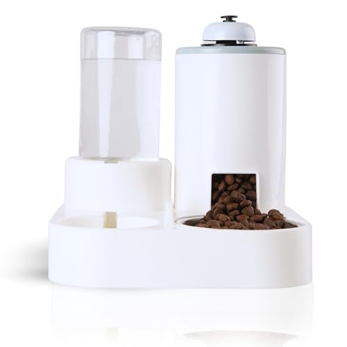 Petsopia® - Dispensador Comida Gatos, Comedero Gato Automatico, Comedero Automatico Gato, Comedero Perro Automatico, Comedero Gatos, Dispensador de Comida para Gatos, Dispensador Comida Perros