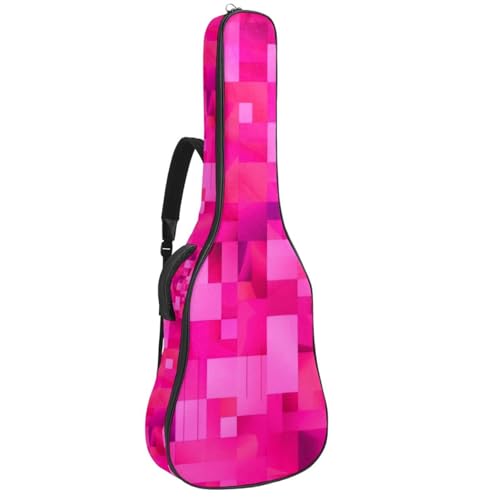 Housse universelle pour guitare acoustique étanche rose 40"