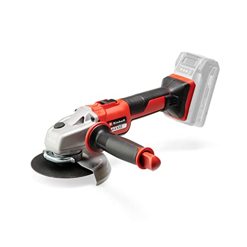 Einhell Amoladora angular con batería AXXIO 18/125 Power X-Change (18 V, 125 mm diámetro de disco, 33 mm profundidad de corte, Brushless, arranquue suave, sin disco, sin batería)