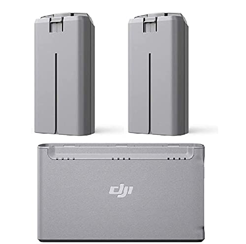 Mavic Mini 2 Two-Way Charging Hub and Two Pack Original Mini 2 Intelligent Flight Batteries (for DJI Mini 2 Drone ONLY) (Renewed)