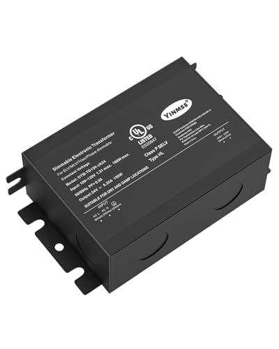 Image of LED Driver 24V 150W DimmableTriac ELV /MLV LED Transformer Compatible with Lutron&Leviton Switches,for LED Strip Lights,Kitchen, Cabinet,UL&FCC-Listed