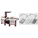 Theo Klein 7158 Cucina Miele Star, Cucina Giocattolo per Bambini Utilizzabile da Entrambi & 9259 Set aggiuntivo per cucine Giocattolo da Bambini, Teglia e griglia da Forno