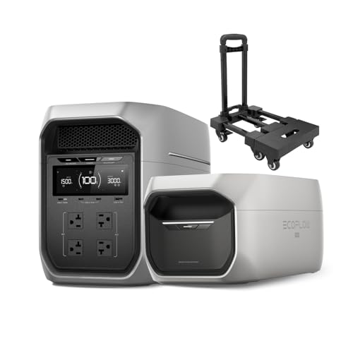 Amazon.co.jp: EcoFlow ポータブル電源 DELTA 3 Max Plus +バッテリー+