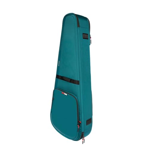 Image of Gator Cases ICON Series Premium Weather Resistant Gig Bag for Acoustic Guitars with TSA Luggage Lock-Friendly Zipper Pulls; Blue(G-ICONDREAD-BLU)