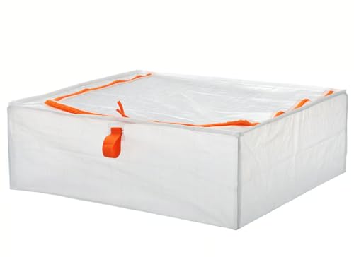 IKEA Parkla Storage Case, 55X49X19 Cm (22X19X7, Polypropylene),Transparent