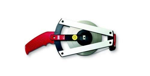 BMI 315034030AF Mètre ruban "Pontarit" avec graduation en mm inoxydable, Multicolore, 30 m