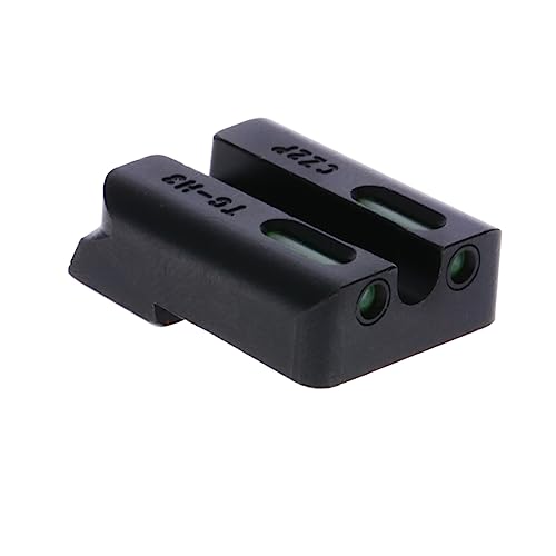 Image of Truglo TFX PRO Handgun Sight, Glowing Shock Proof Tritium and Fiber Optic Night Sight for Handguns, Compact, Durable, and Snag Free Sight