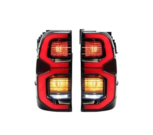 Feu arrière à LED fumé optique premium pour Toyota Hilux Revo 15-22