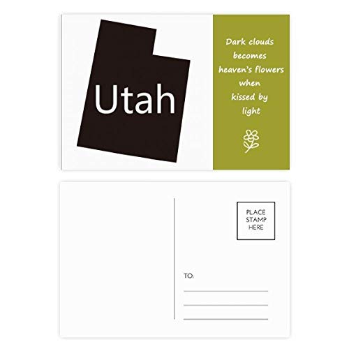 Carte postale Utah États-Unis lot de 20 pour remerciement et correspondance voyage