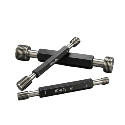 Calibrador de roscas 6H 1PCS M0.8-M30 de acero métrico con paso fino X0.2/0.225/0.25/0.3/0.35/0.4/0.45/0.5 miniatura 3