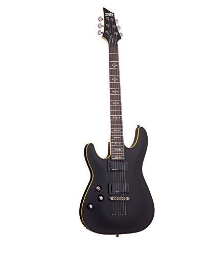Guitares électriques SCHECTER GAUCHER DEMON 6 AGED BLACK SATIN Electriques pour gauchers - Les Beatles, Paul McCartney, John Lennon, RIngo Starr, George Harrison Guitares électriques SCHECTER GAUCHER DEMON 6 AGED BLACK SATIN Electriques pour gauchers