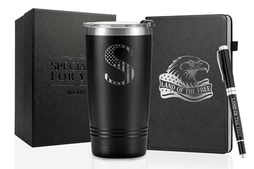 Onebttl Personalized Gifts for Men, 4th of July Gifts, Initial Birthday Gifts on Father's Day, Birthday and Christmas - S
