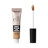 e.l.f. Soft Glam Satin Concealer, Medium Coverage For Blemishes & Under-Eye, Crease-Resistant, Long Lasting, Vegan & Cruelty-Free, 22 Light Warm