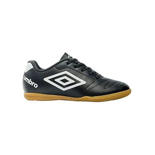 Chuteira Futsal Umbro Class 2.2 Infantil - Preto e Branco