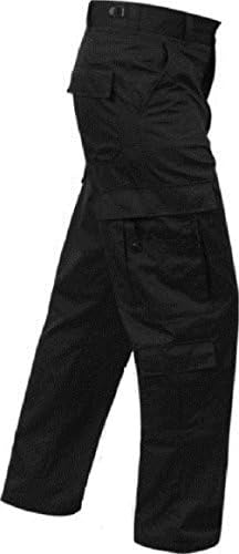 Bellawjace Clothing Black Mens 9 Pocket Tactical Police EMS Apparel EMT Medic Uniform Pants