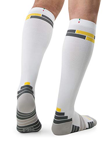 Relaxsan Knee High Socks for Sport Made in Italy – Compression Socks for Women and Men 18-22 mmHg – Support Hose – 8003