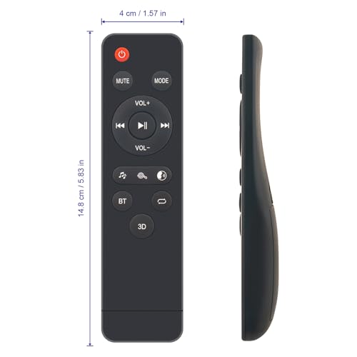 Télécommande pour barre de son WOHOME S9920 S88 S89 et S06 - 4