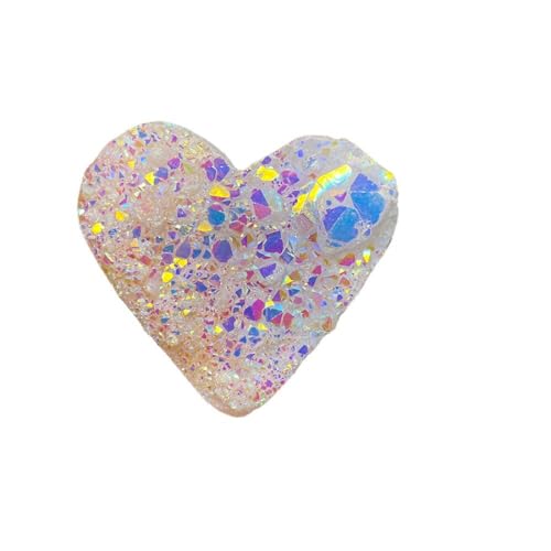 Cluster de quartz aura d'ange en forme de cœur, objet d'art sculpté