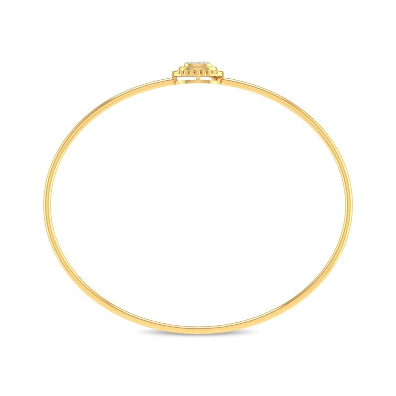 Image of KISNA 14KT|18KT BIS Hallmark Pure Gold bracelets For Women Size -2.4 anna