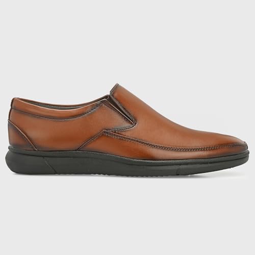 Image of Centrino Men's Formal Shoe|Slip-On Loafers |Office Dress Shoes | Wedding Party Casual Travel |Trendy & Classic Design |Durable TPR Sole |Lightweight Cushioned Sole |Comfortable Outdoor Wear (8109)