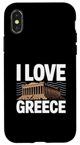 Hito de I Love Greece Partenón Carcasa para iPhone X/XS