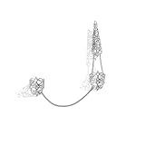 Finger-Armband-Kette Vintage Legierung Frauen Schmuck Gothic Silber Gold Aushohlen der Cone Party Fingerring(silver)