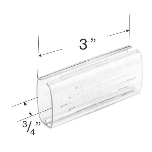 Graber Bali Springs Bottom Rail Hem Grip Handle For Cordless Solar Shades (3 Pack) #TOP2