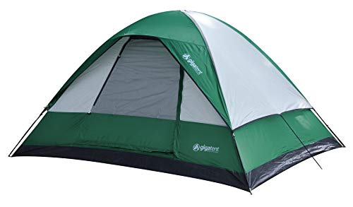GigaTent Liberty Mountain Free Standing Family Dome Tent, 9 x 7-Feet x 54-Inch