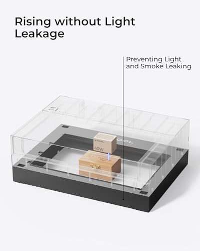 xTool S1 20W Basic Bundle- with SafetyPro AP2 Smoke Purifier & RA2 Pro & Riser Base - Image 8