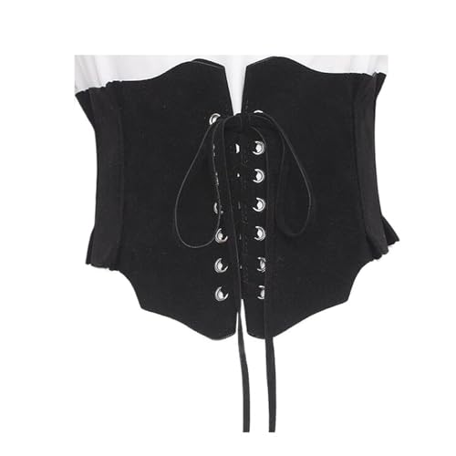 Women's Faux Suede Leather Bandage Cummerbunds Female Dress Corsets Waistband Belts Decoration Wide Belt