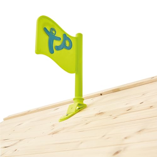 TP Toys Sunnyside Wooden Tower Playhouse with 1.2M Slide - Image 5
